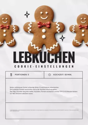 braun modern Lebkuchen Rezept