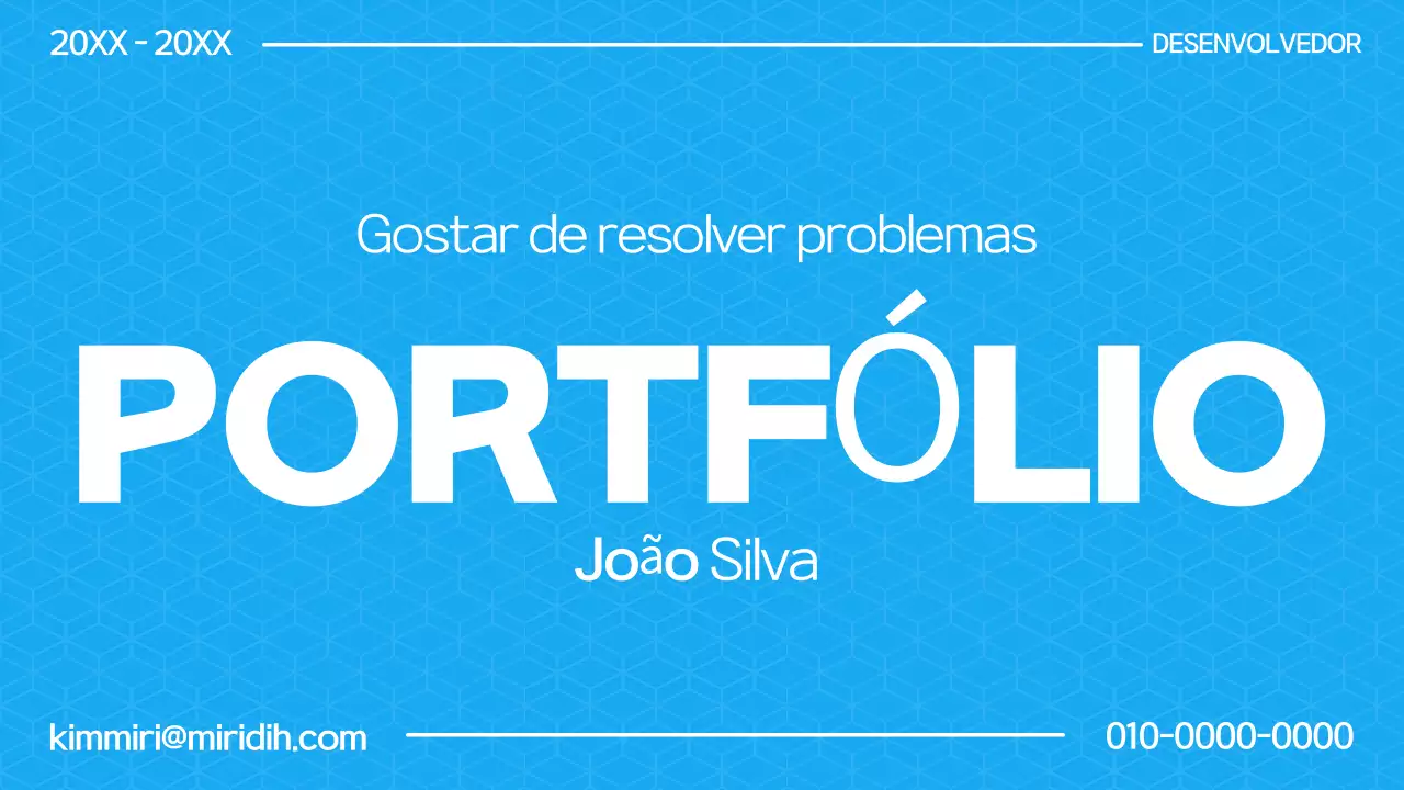 Apresentação da Carteira Moderna Azul