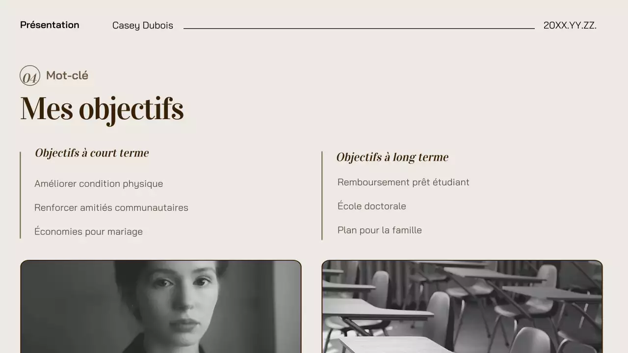 Portefeuille photo élégant beige marron