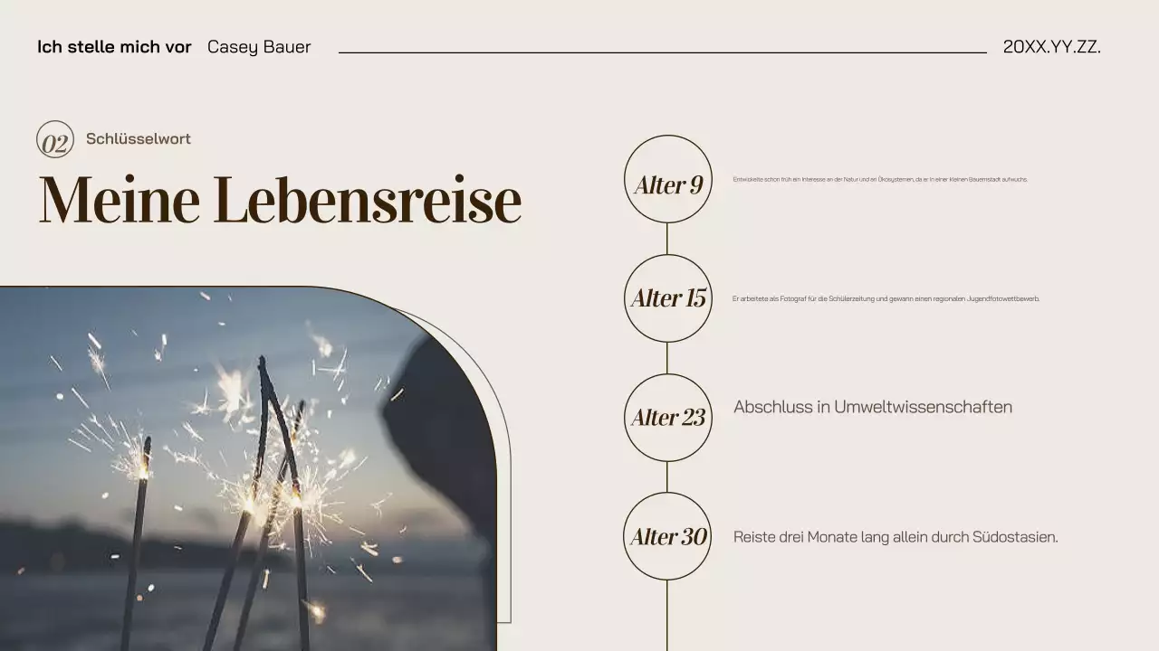 beige-braune elegante Fotomappe