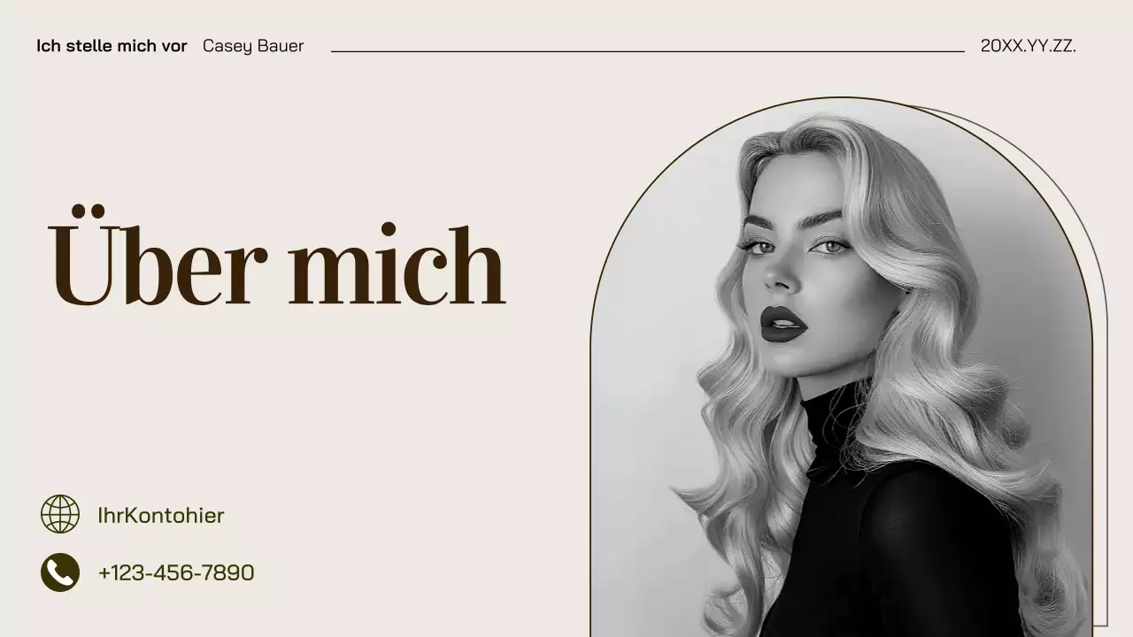 beige-braune elegante Fotomappe