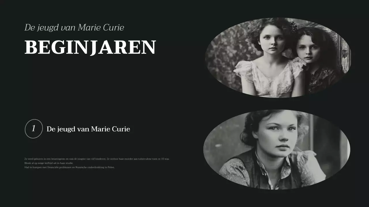 zwart beige klassieke biografie lezing