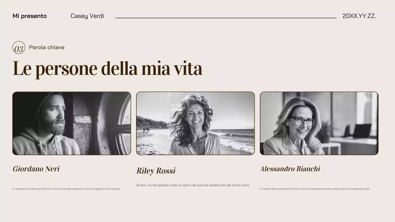 portafoglio fotografico elegante beige marrone