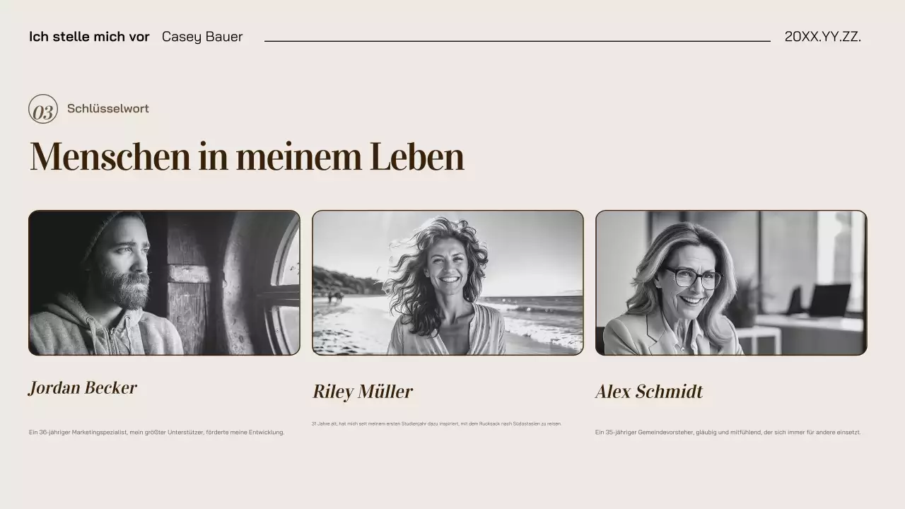 beige-braune elegante Fotomappe