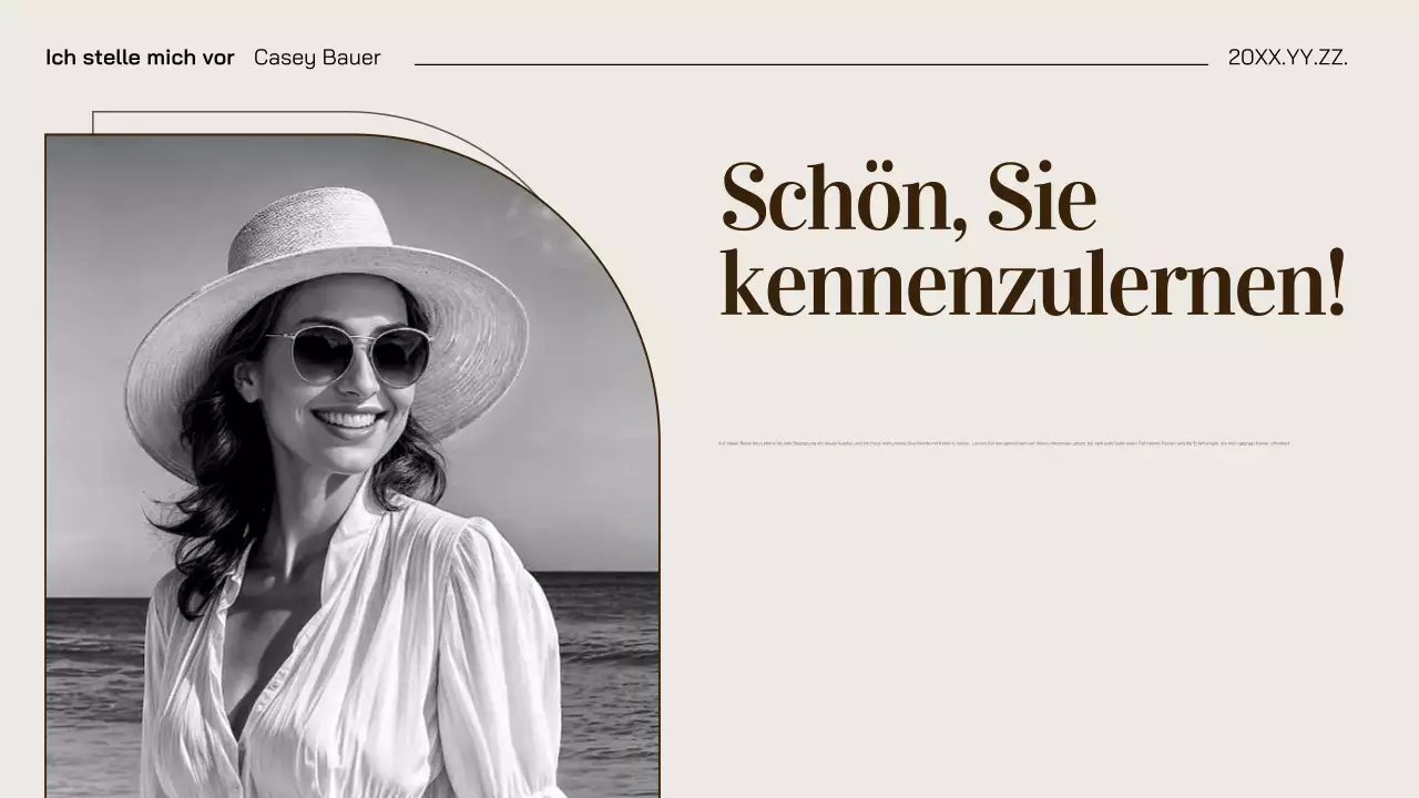 beige-braune elegante Fotomappe