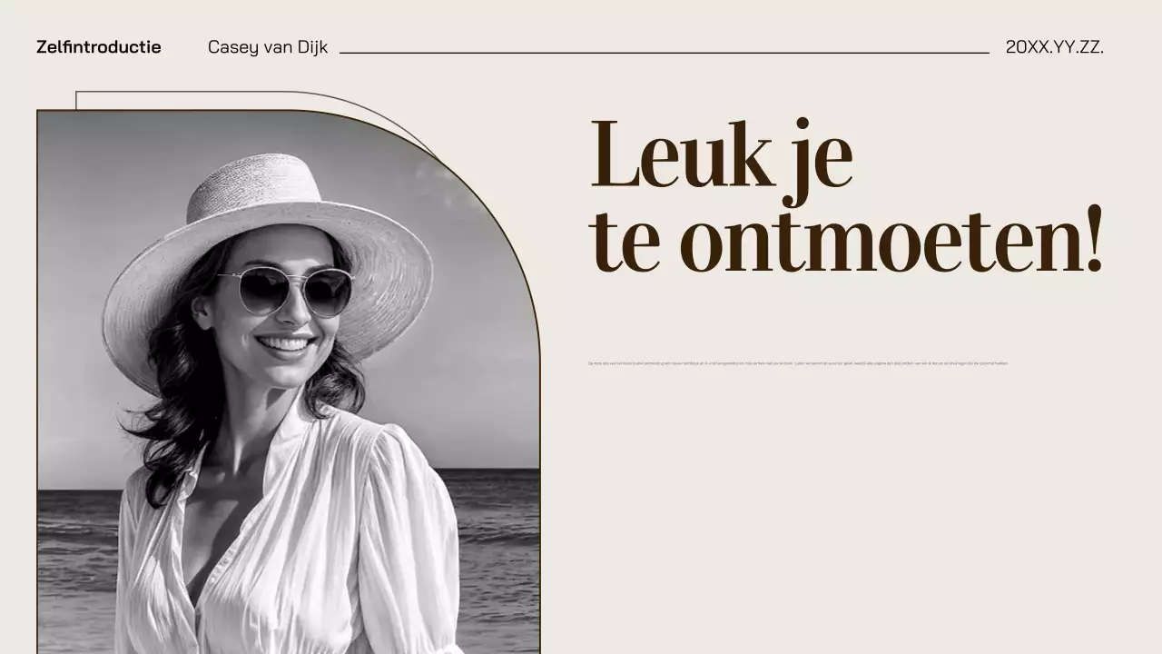 beige bruin elegante fotoportefeuille