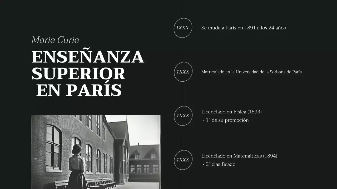 beige negro conferencia biografía clásica