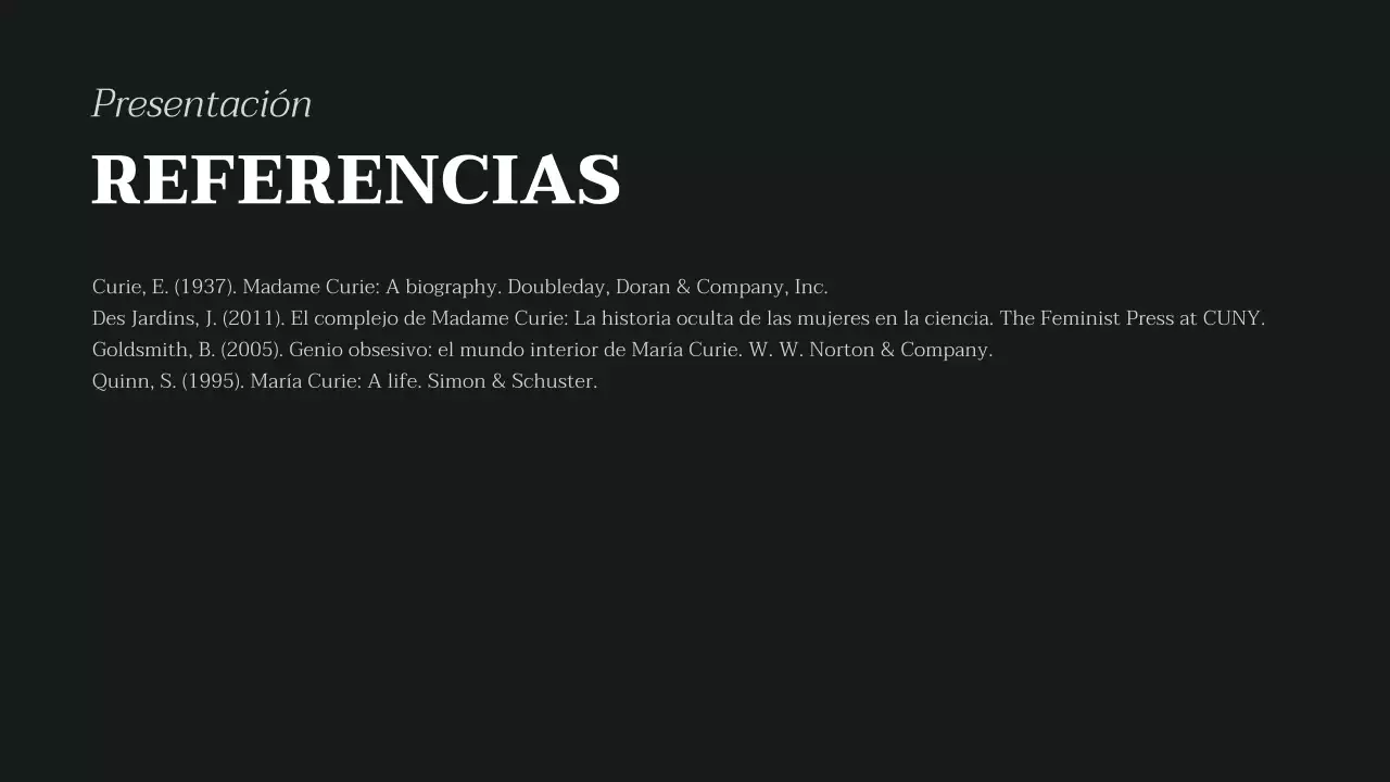 beige negro conferencia biografía clásica