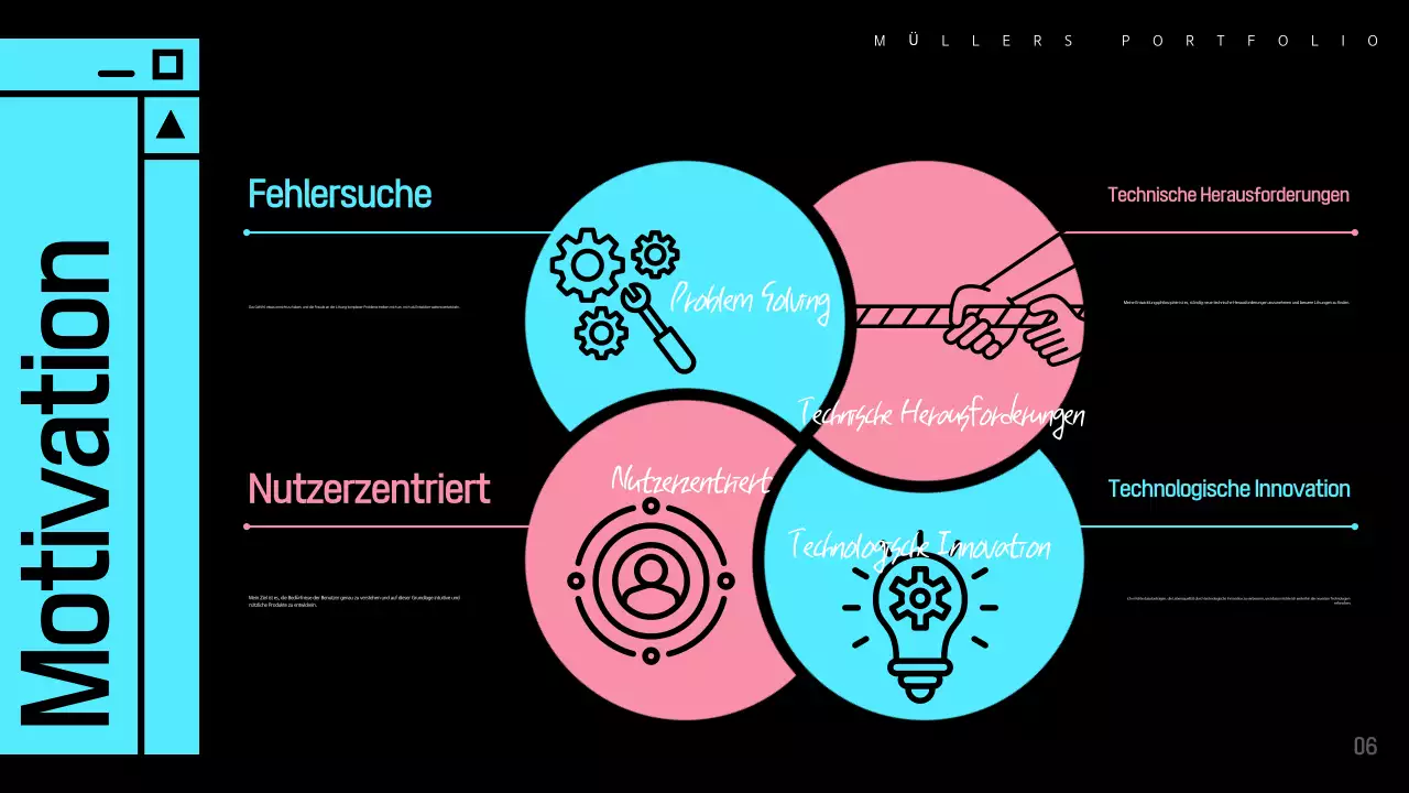 Hellblaue moderne Softwaremappe