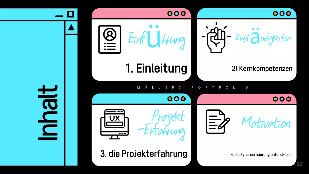 Hellblaue moderne Softwaremappe