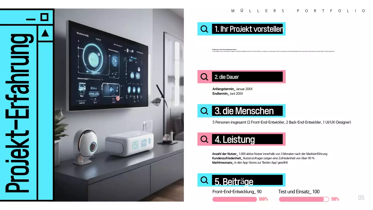 Hellblaue moderne Softwaremappe