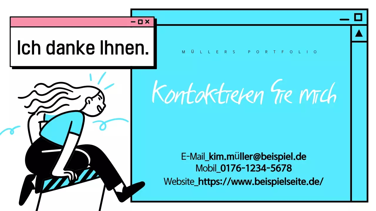 Hellblaue moderne Softwaremappe