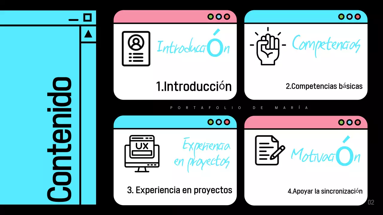 Cartera de software moderna en azul claro