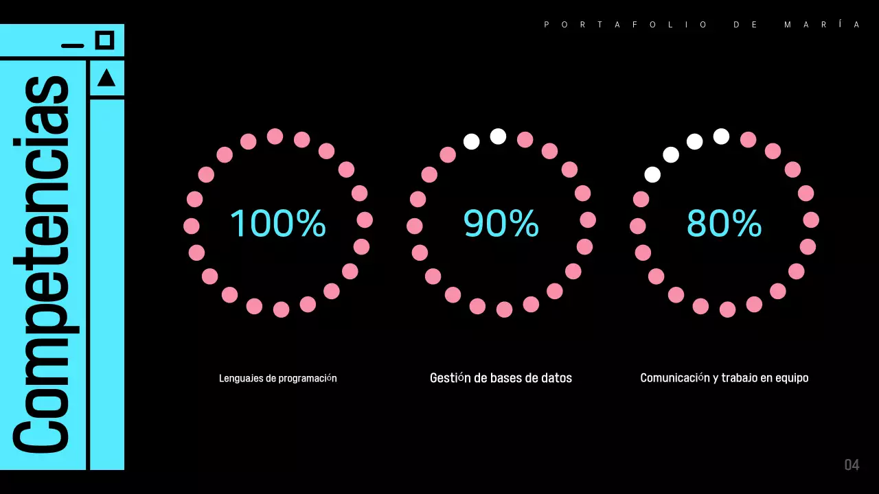 Cartera de software moderna en azul claro