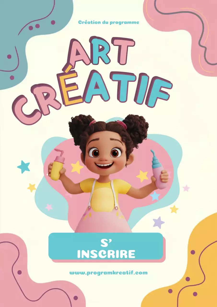 inscription à l'art ludique rose