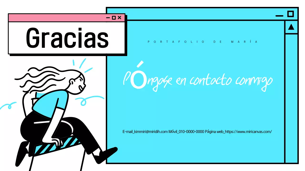 Cartera de software moderna en azul claro