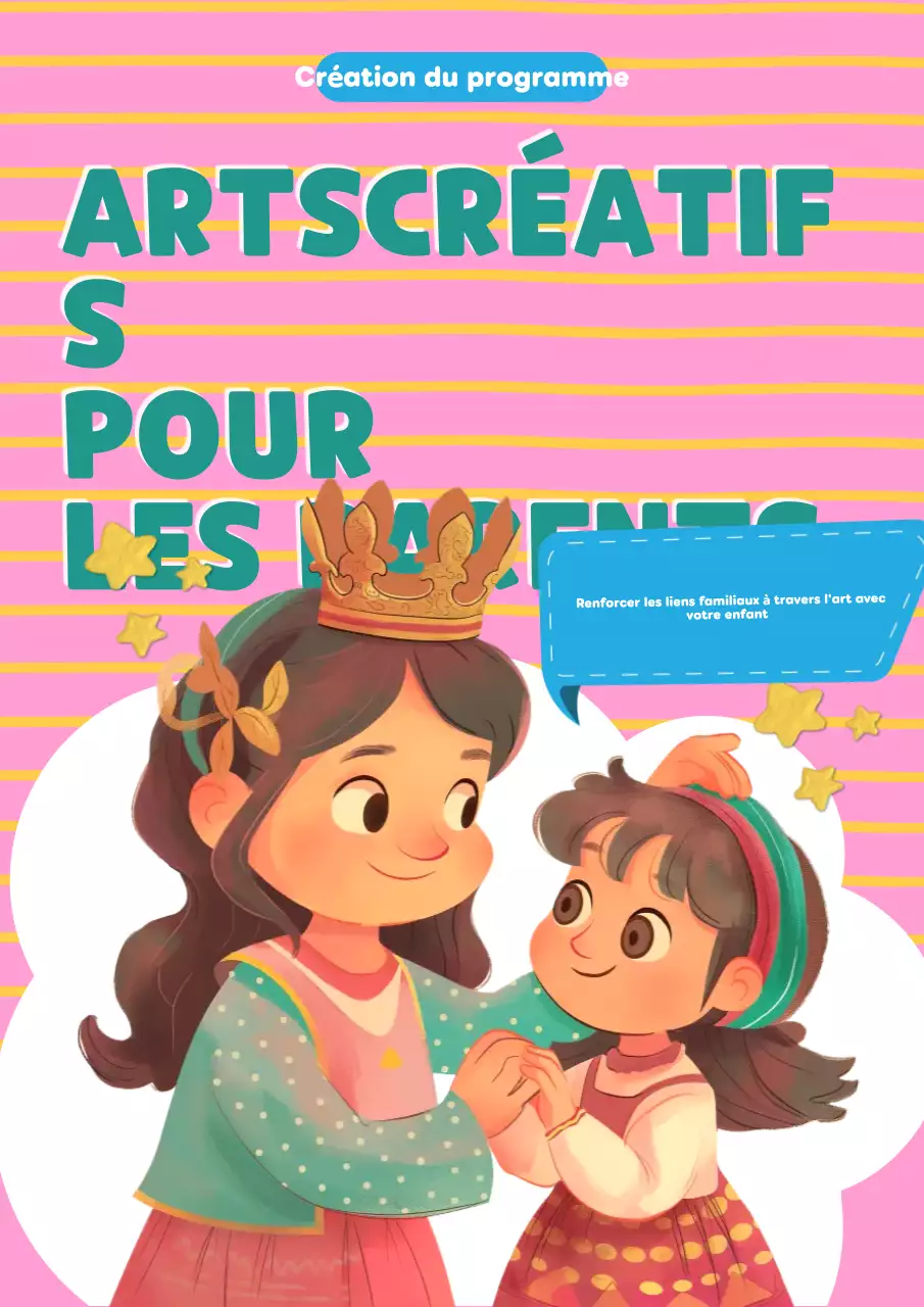 guide de la famille créative rose