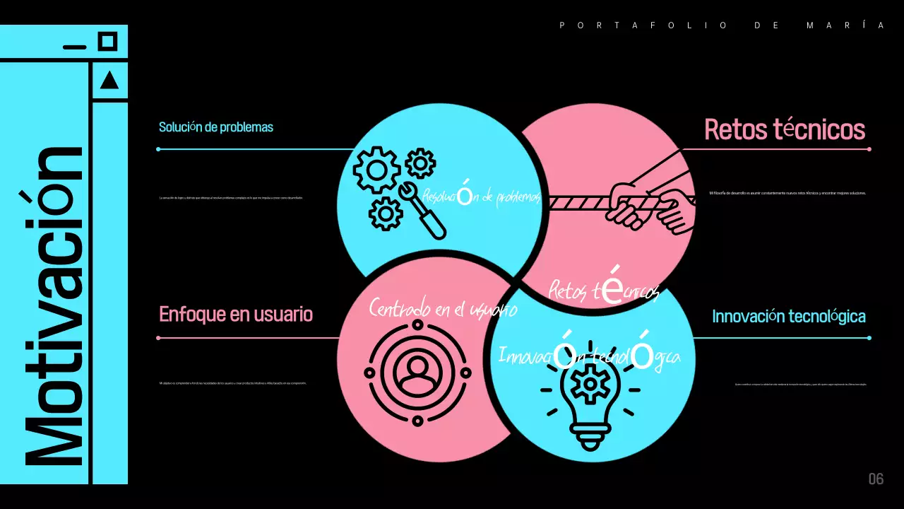 Cartera de software moderna en azul claro