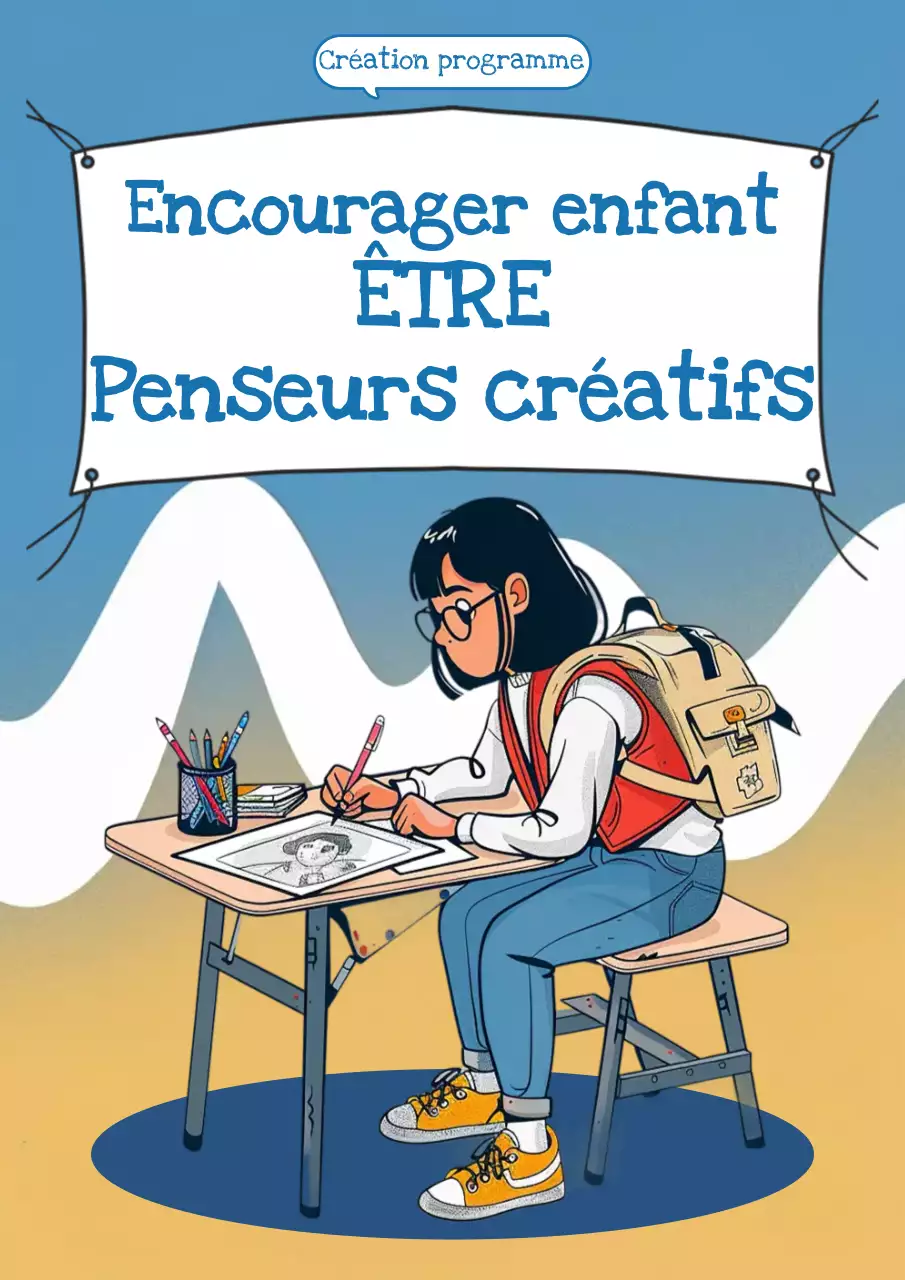 bleu rétro créativité promotion