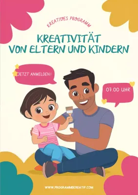 rosa verspielte familienveranstaltung einladung