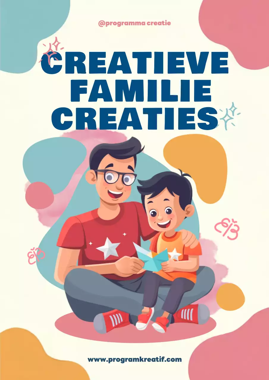 kleurrijke creatieve gezinsgids