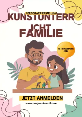 rosa kreatives Familienfest
