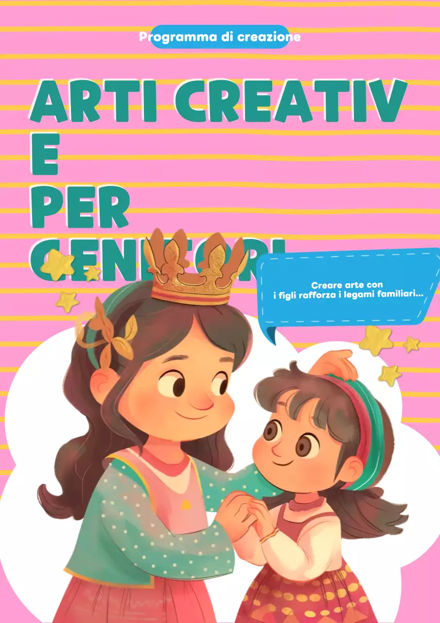 guida creativa rosa per famiglie