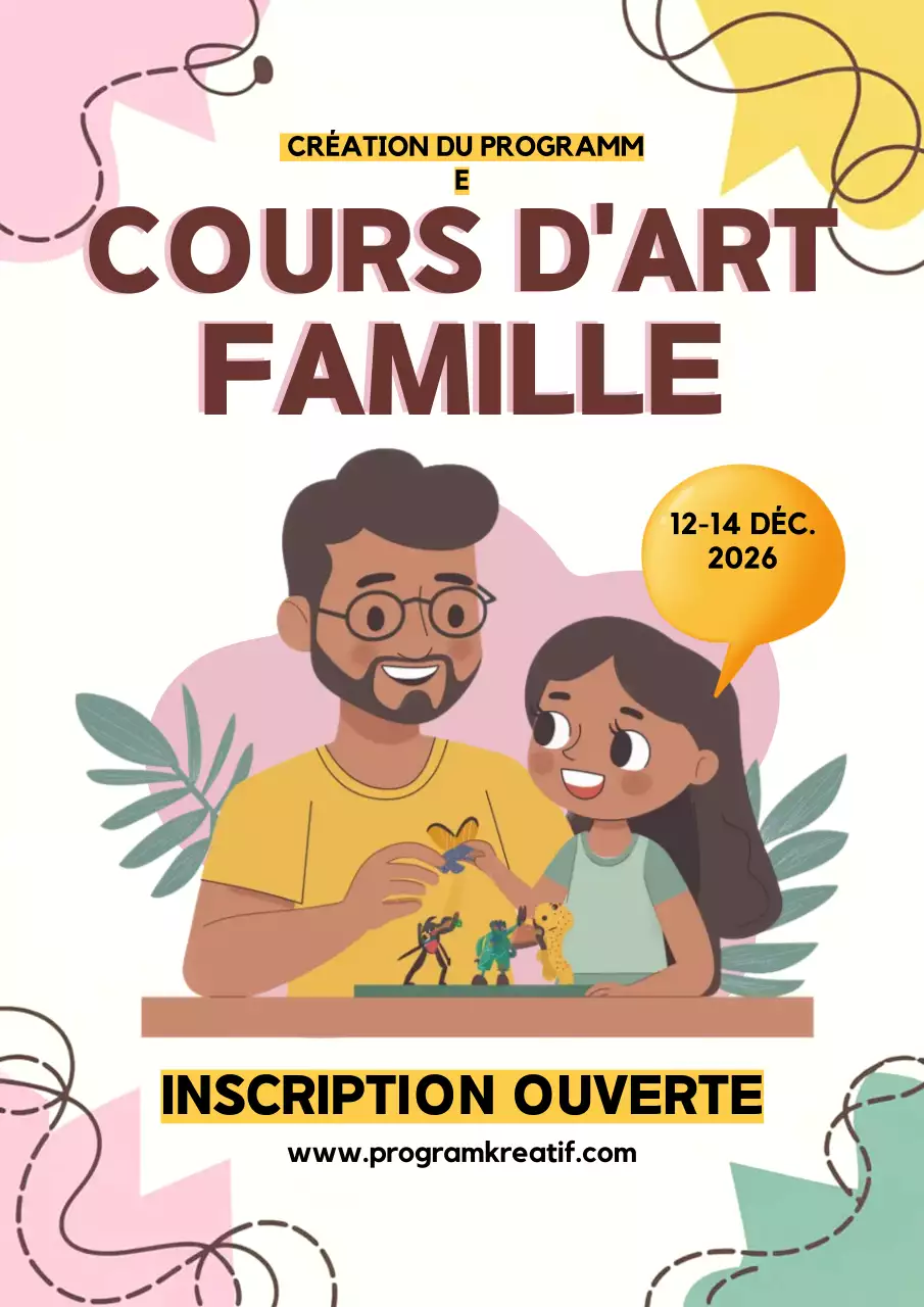 événement familial créatif rose