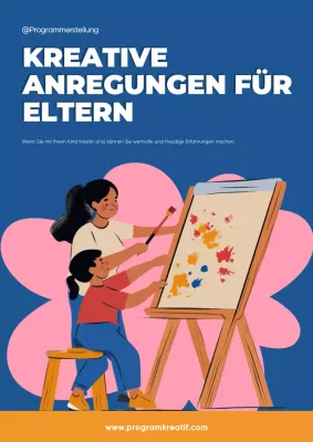 Blauer Leitfaden für kreative Elternschaft