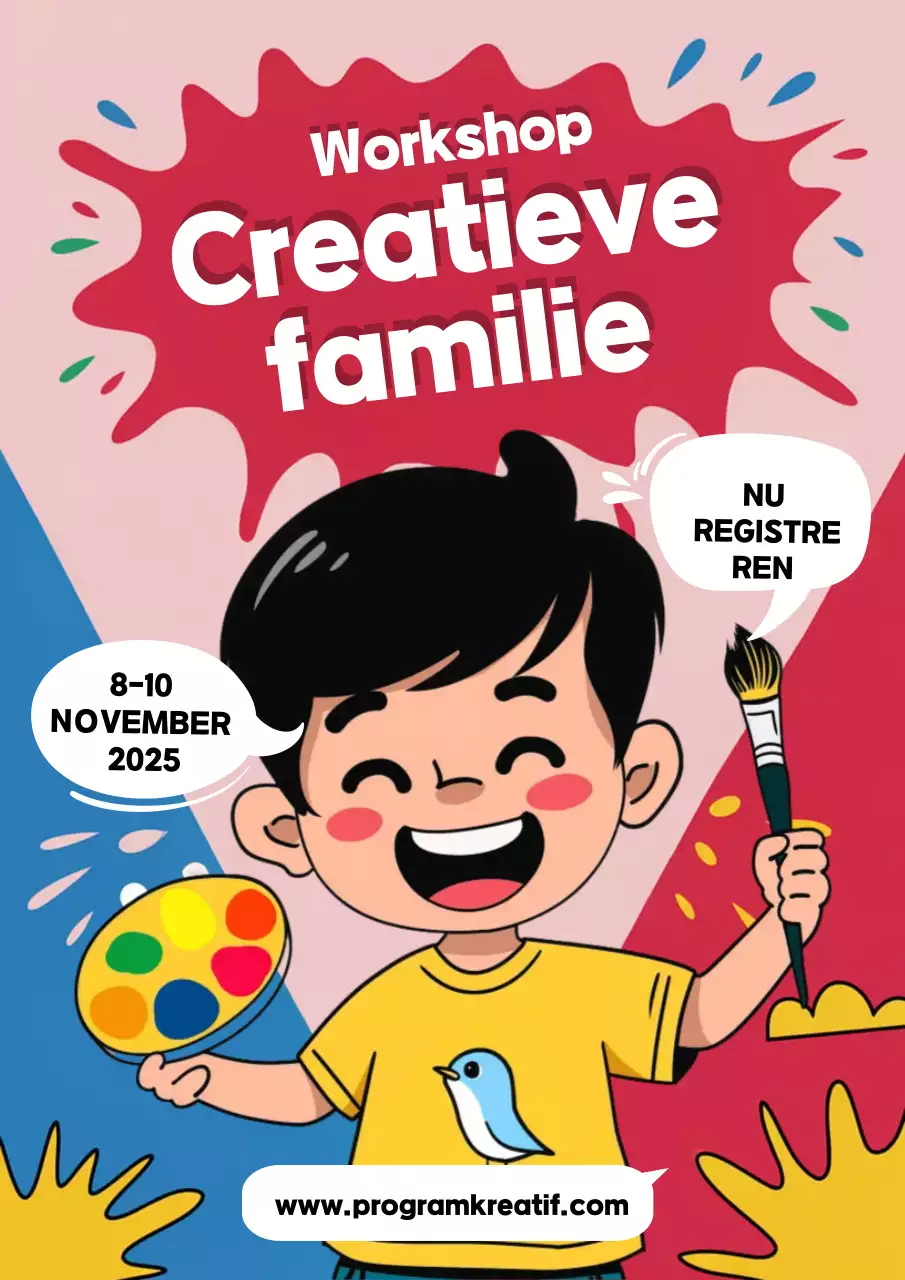 aankondiging rode speelse workshop
