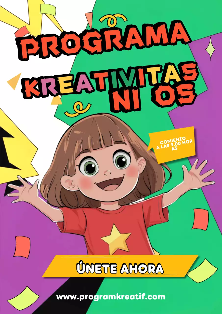 colorido cómic creatividad invitación