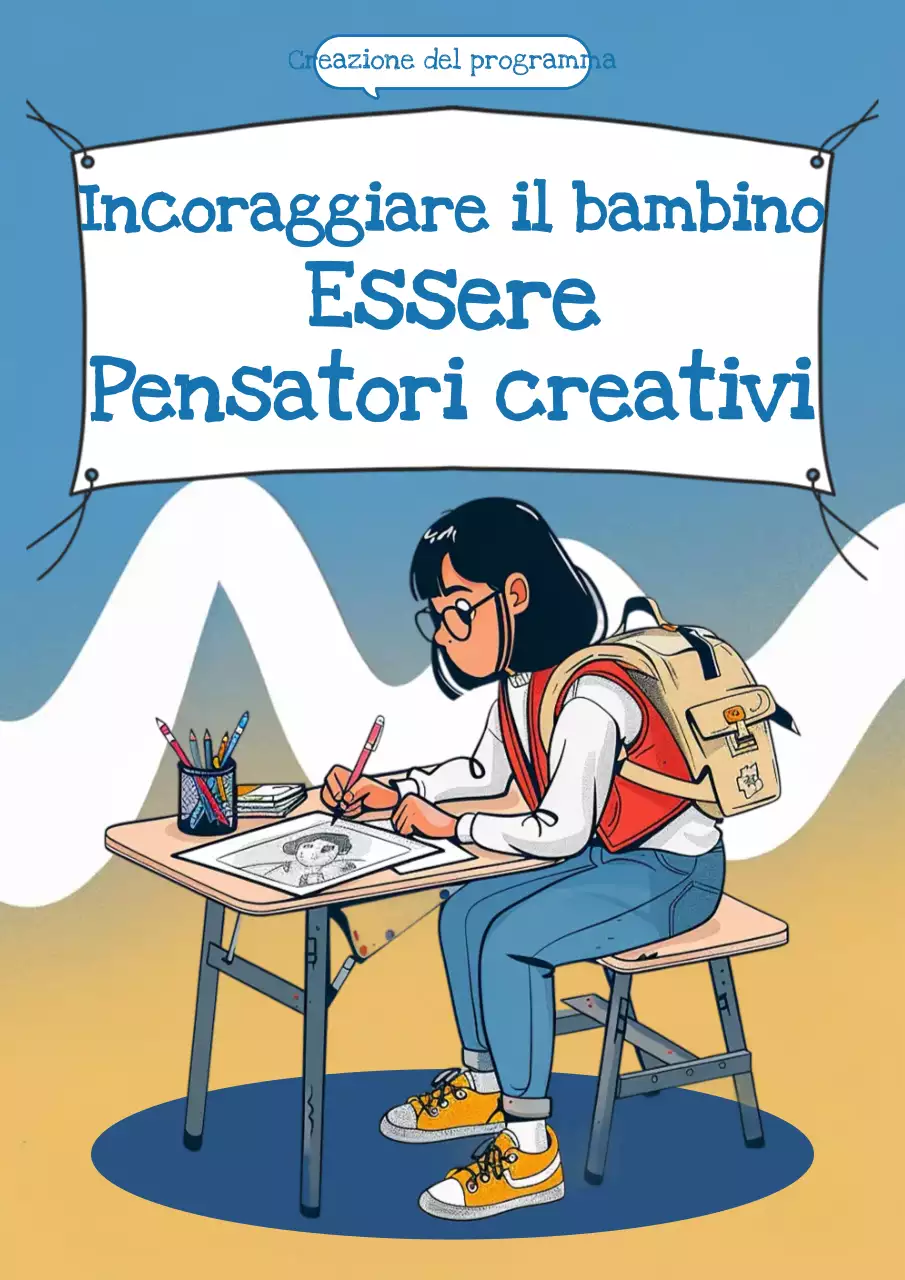 promozione creatività retrò blu