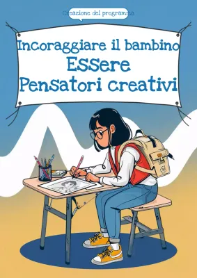 promozione creatività retrò blu
