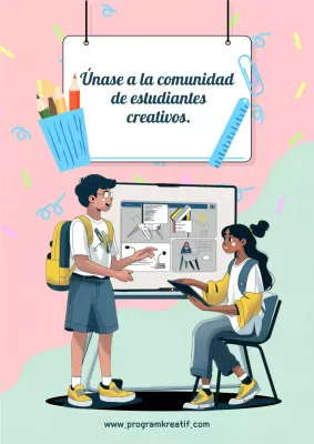 invitación al aprendizaje moderno rosa