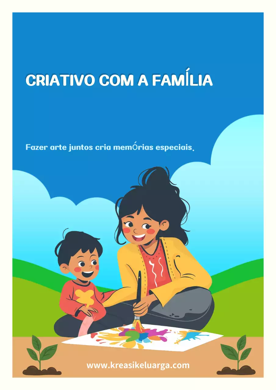 promoção da atividade familiar blue playful