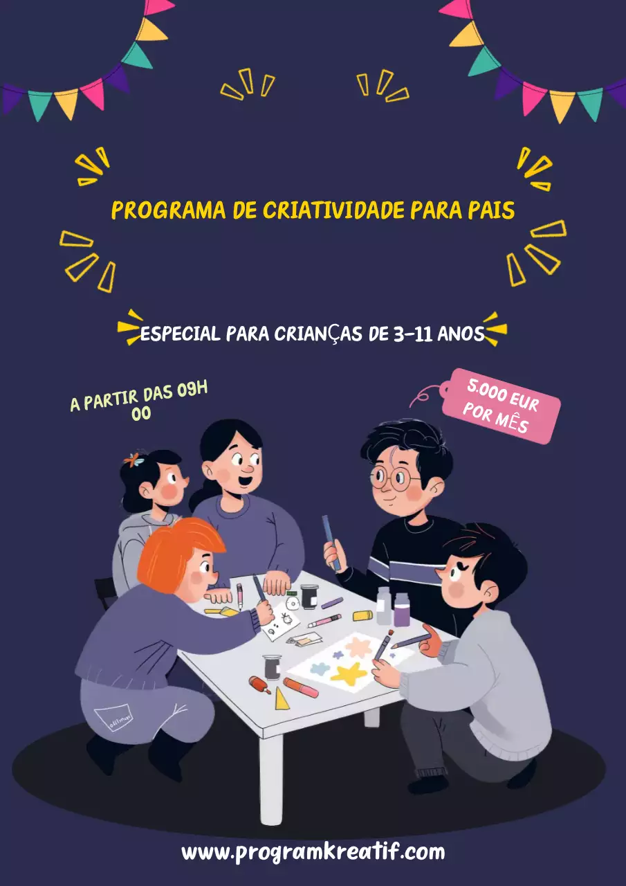 anúncio do programa de criatividade lúdica da marinha