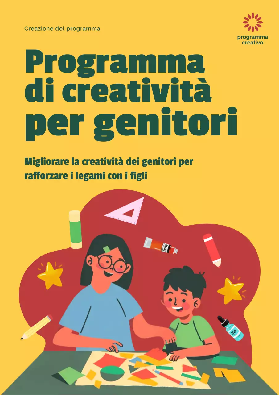 giallo creatività moderna promozione