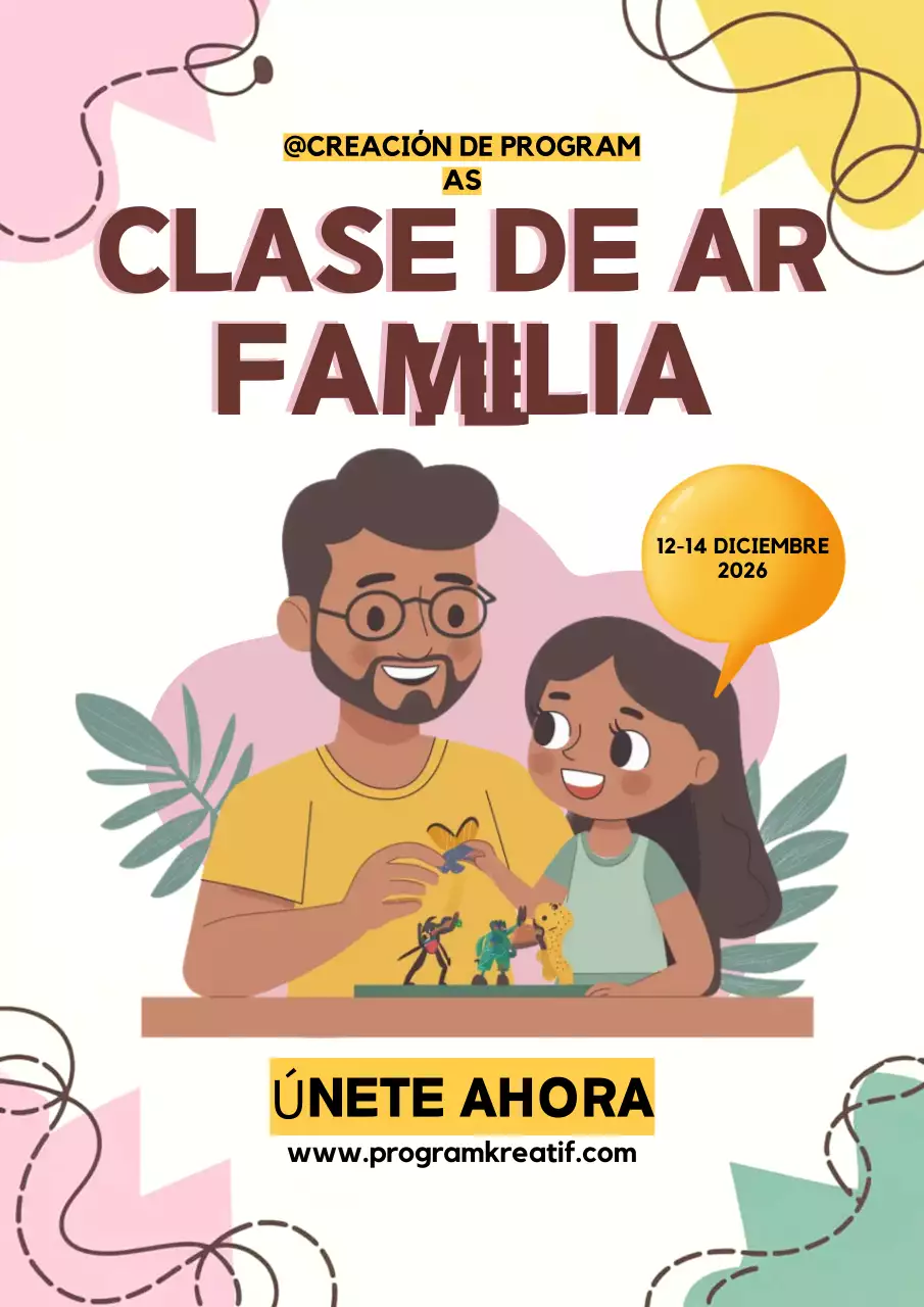 evento familiar pink creative