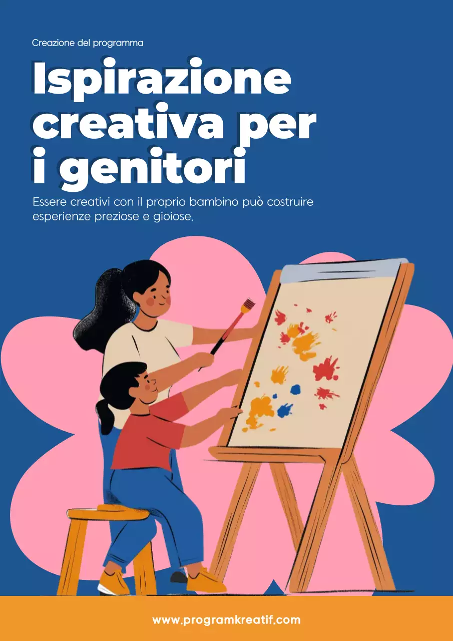 guida blu per genitori creativi