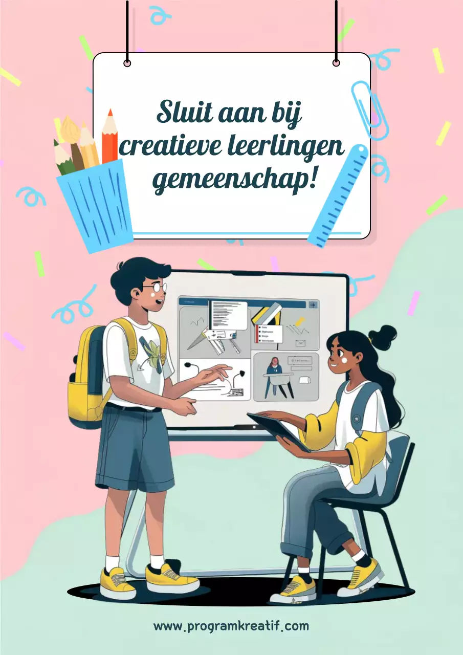 roze modern leren uitnodiging