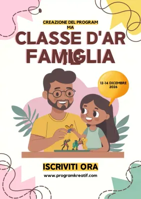 evento creativo rosa per famiglie