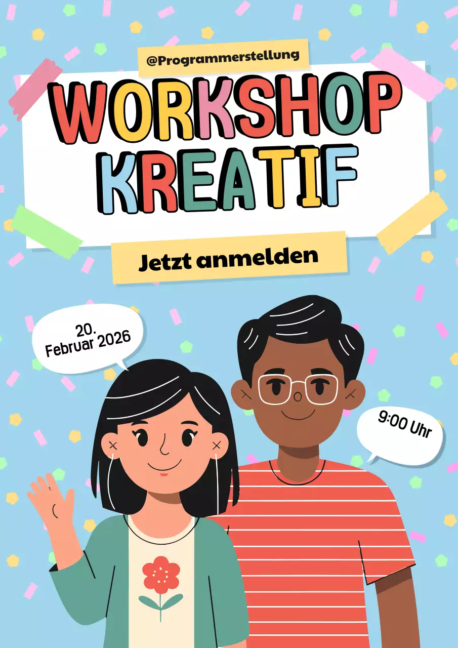 Einladung zum bunten Comic-Workshop