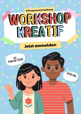 Einladung zum bunten Comic-Workshop