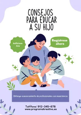 guía de paternidad moderna púrpura