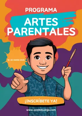 anuncio del evento colorful comic art