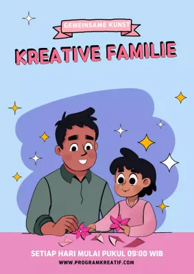 blue comic familienveranstaltung ankündigung