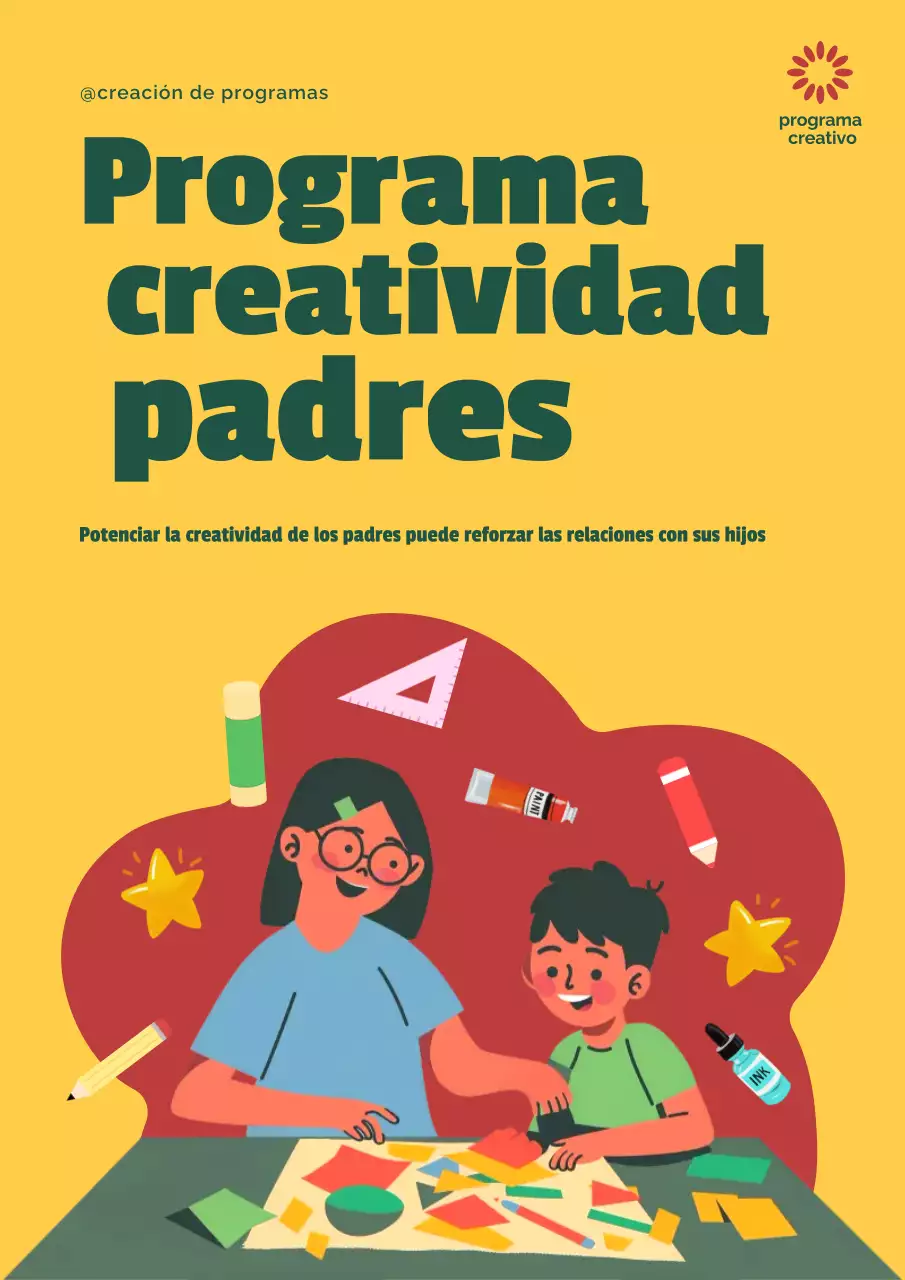 amarillo moderno creatividad promoción