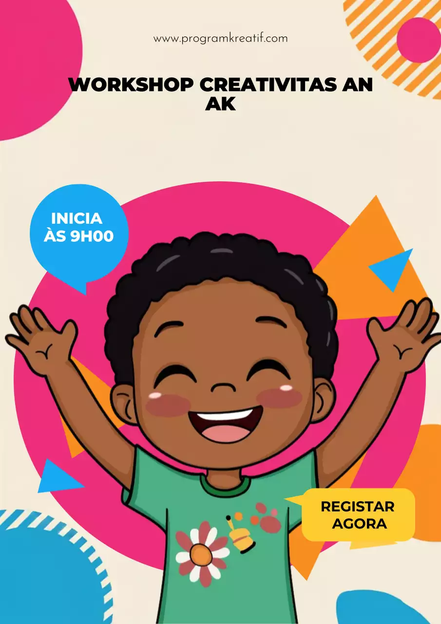 anúncio do workshop "pink playful