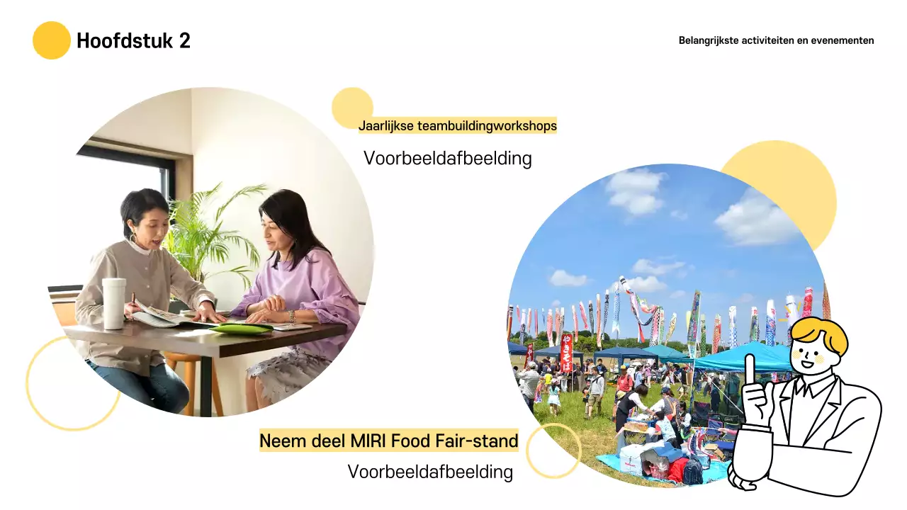 Geel Eenvoudig bedrijfsafsluitingsmateriaal