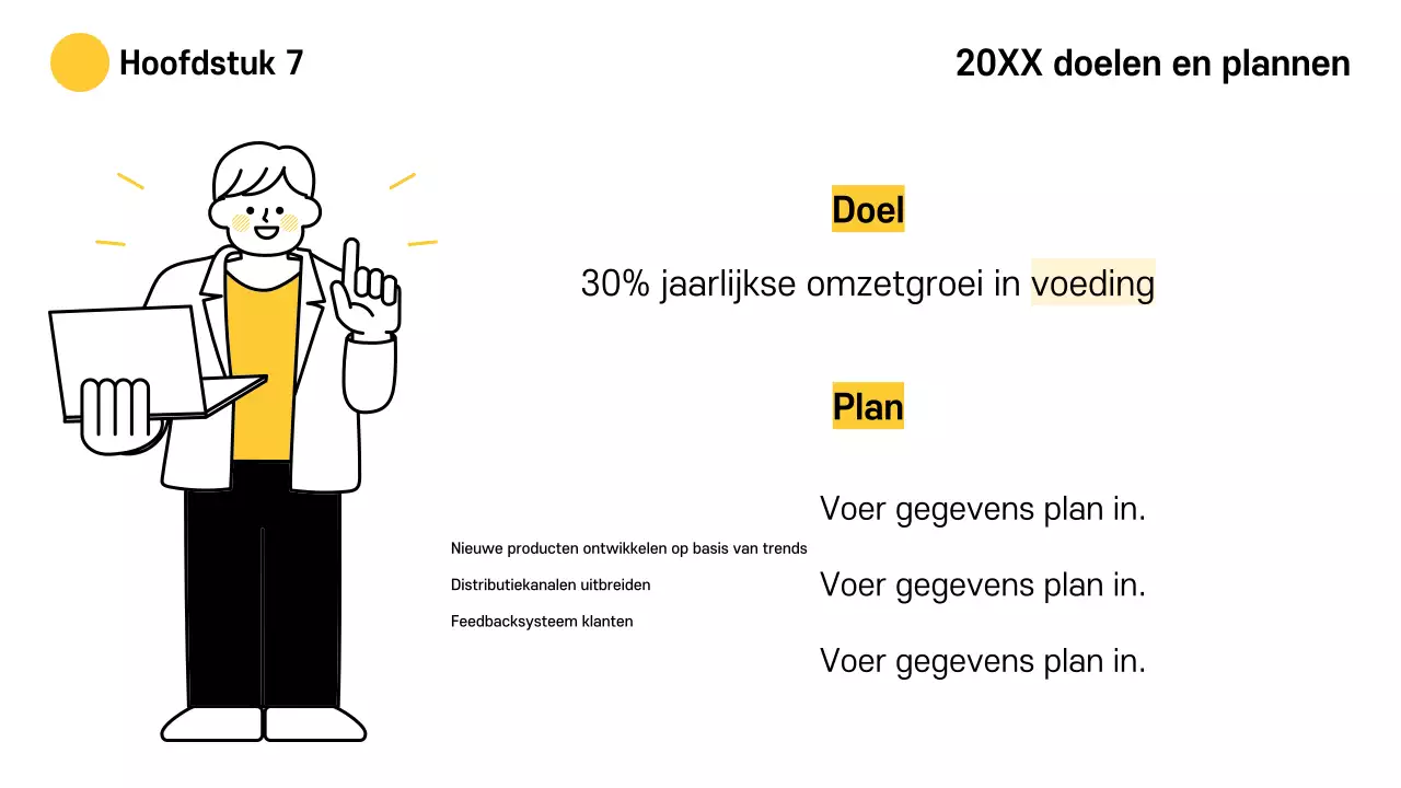 Geel Eenvoudig bedrijfsafsluitingsmateriaal
